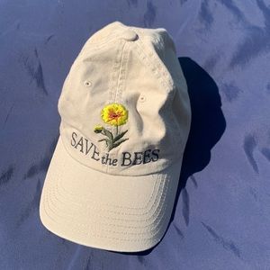 Embroidered Save the Bees Hat
